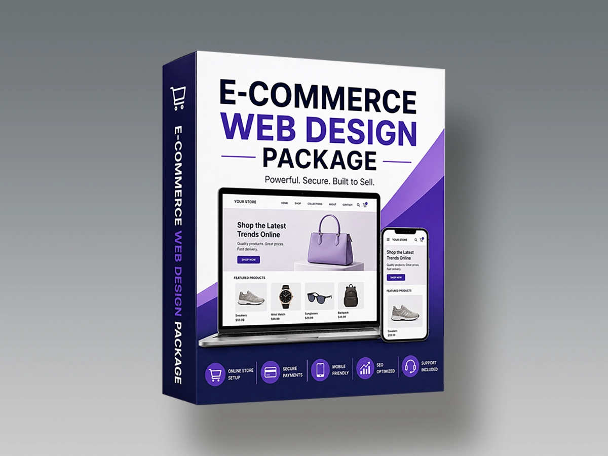 ecommerce web design package