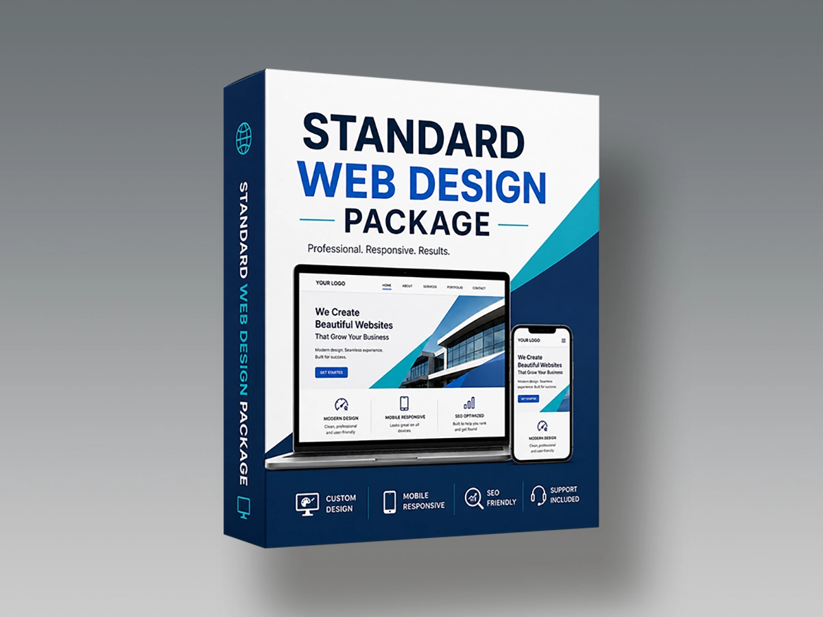 standard web design package